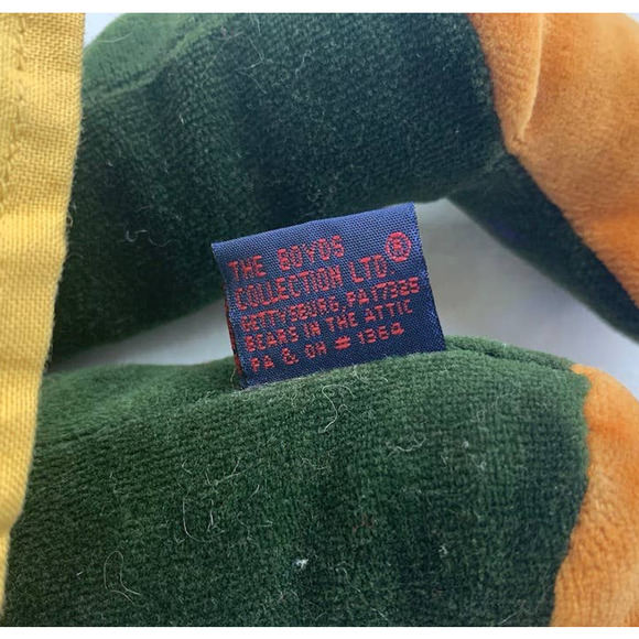 Vintage Boyds Bears G Kelley Ribbit Frog Bearware Rain Coat Umbrella 1991-1996 - Picture 9 of 14